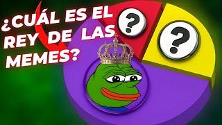 La guerra de las MEMECOINS: solo puede subir uno
