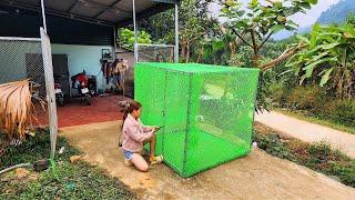 The Farmer Brought a Pile of iron in front of the Mechanic's House to design a bird cage for him.