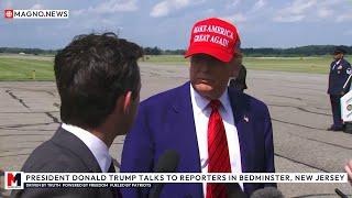  President Trump’s Full Gaggle about Iran Decision before NATO Summit in Europe [Clean Audio]