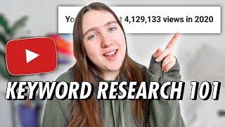 How to Do Keyword Research for YouTube Videos to GET MORE VIEWS FAST in 2021! | Annie Dubé