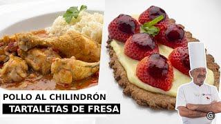 POLLO al CHILINDRÓN – TARTALETAS de FRESA // Cocina Abierta de Karlos Arguiñano