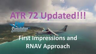 ATR 72 Update! | RNAV Approach to Antigua | 546.65 with Frame Gen Mod | MSFS 2020