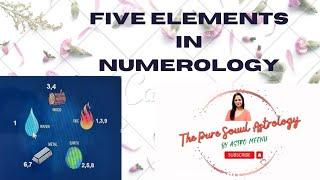 Learn about Five Elements in Numerology. Activation n Balancing #numerology #astrology