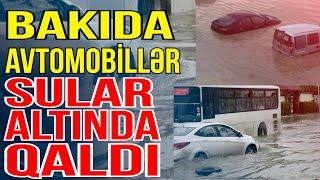 Bakıda tunelləri su basdı: avtobus batdı  - VİDEO - Xəbəriniz var? - Media Turk TV