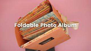 Foldable Photo Album - DIY Scrapbook Ideas