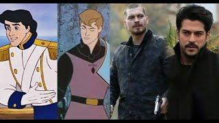 Türk dizi oyuncuları Vs Disney prensleri / Turkish actors Vs Disney's princes