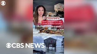 3 Outer Banks homes in Rodanthe, North Carolina, collapsed into the sea within a week. Here's why.