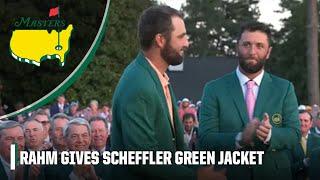 Green jacket No. 2️⃣ for Scottie Scheffler  | 2024 Masters