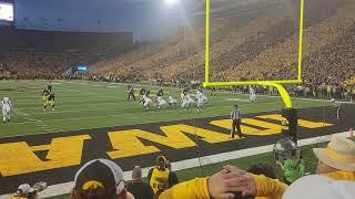 Iowa vs Penn St Matt Hankins int 10/9/21