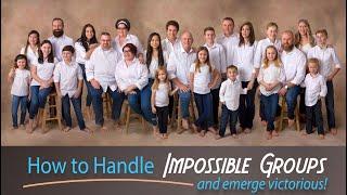 Large Group Family Portraits / How to Create and Manage for Great Results and Maximized Sales.