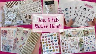 Planner Sticker Haul!! - Jan/Feb 2023