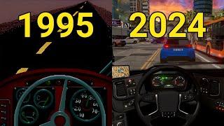 Evolution of Bus Simulator Games (1995-2024)