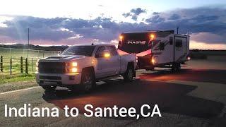 Indiana to Santee,CA 6-9-24