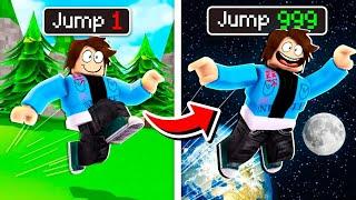 I Made Every Jump MULTIPLY In Roblox.. (Hilarious)