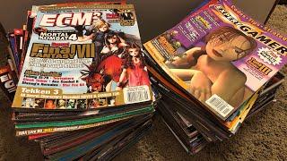 90s nostalgia with video game magazines haul