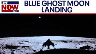 NASA delivery: Blue Ghost lunar lander touches down on moon | LiveNOW from FOX