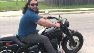 Harley Rider Trying Out My Honda Shadow Phantom