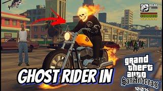 Terrifying Ghost Rider Gameplay In GTA SAN ANDREAS | ABRAR GAMING