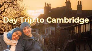 Travel Vlog #4 | Day Trip from London to Cambridge | Christmas Markets & Chelsea Buns!!