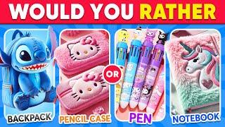 Would You Rather  School Supplies & Stationery Edition  Daily Quiz