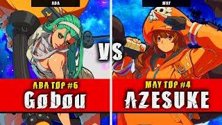 GGST | Gobou (ABA) VS AZESUKE (May) | Guilty Gear Strive High level gameplay