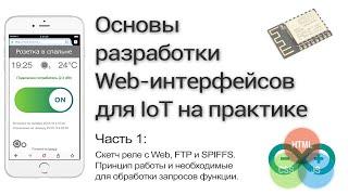 Разработка WEB-интерфейса для ESP8266. Часть 1: Подготовка скетча в Arduino IDE