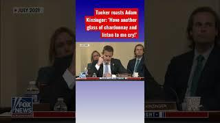 Tucker roasts ‘weepy man’ Adam Kinzinger #shorts