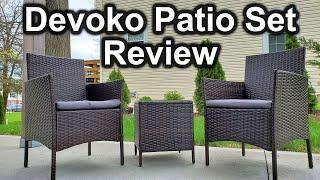 Devoko 3 Piece Patio Set Review