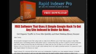 Rapid Indexer Pro - The Easiest Way to get Websites Indexed