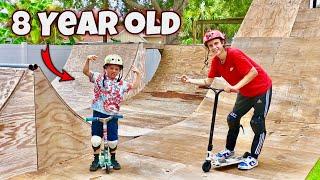 CRAZY 8 YEAR OLD SCOOTER KID…