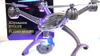 XDynamics Evolve Drone - Trying out several flight Modes