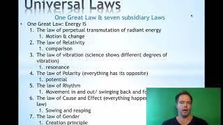 How to use the Universal laws   Dr Cody Golman   masters of matter   law of attraction