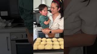 Zeus bakes Pan de Sal | Raising zeus and athena