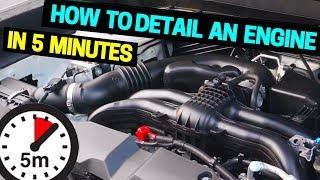 Clean & Detail Your Car Engine in 5 Minutes!