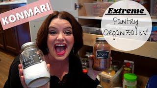 EXTREME KONMARI PANTRY! | Declutter and Organize With Me!