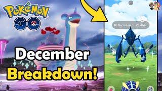 DECEMBER 2024 EVENT BREAKDOWN in Pokémon GO! | Community Day, Raids, Giovanni & Spotlight Hours