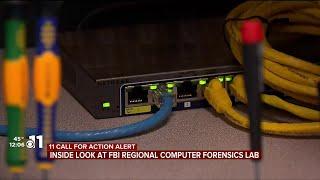 WATCH: Get an inside glimpse into an FBI regional computer forensics lab