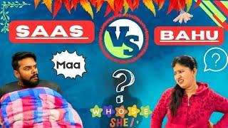 SAAS Vs Bahu | Husband wife comedy | Comedy Video | @madhusdramebaaz1