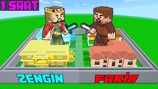 MİNECRAFT ZENGİN VS FAKİR HAYATI FİLMİ - (1 saat)