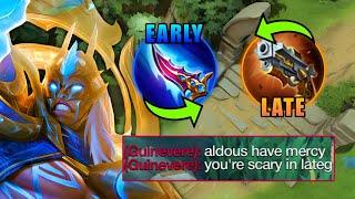 ALDOUS SOLO RANKED EARLY PRIORITY BUILD EARLY ITEM TO LATE GAME SUSTAIN DAMAGE HACK!!!