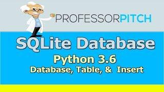 SQLite & Python 3.6: Build Database,Table,Insert