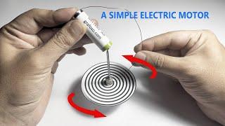 BUILDING A SIMPLE ELECTRIC MOTOR