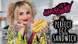 Harley Quinn's PERFECT Egg Sandwich Recipe - NERDY NUMMIES