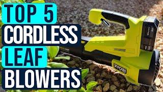 Top 5 BEST Cordless Leaf Blowers (2025 Update)