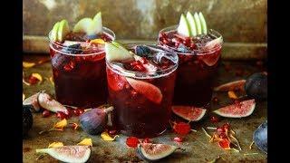 Autumn Sangria with Apples, Pomegranates and Figs