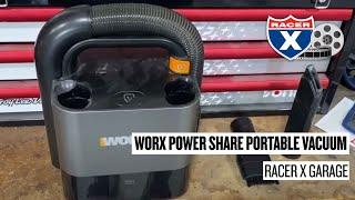 Racer X Garage: Worx Power Share Portable Vacuum