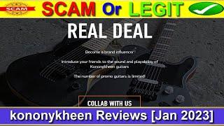 Kononykheen Guitar Review (Jan 2023) [ with 100% Proof ] ️SCAM or LEGIT ?️ Kononykheen.com Review