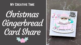 Come See! Sweet Gingerbread Santa Card w/ My Creative Time | #mycreativetime