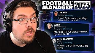I React To NEW FEATURES You Want In FM23?!
