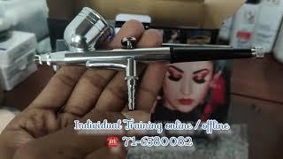 PUREprofessional 5Speed Control Airbrush Make-up Device -New Version Adjustable Stainless Steel Gun